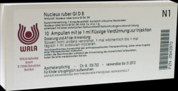 NUCLEUS ruber GL D 8 Ampullen 10X1 ml