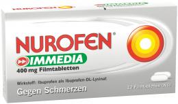 Nurofen Immedia 400 mg Filmtabletten 12 St Filmtabletten