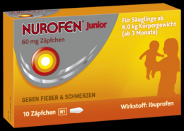 NUROFEN Junior 60 mg Zpfchen 10 St