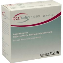 Ein aktuelles Angebot für OCUSALIN 5% UD Augentropfen 20 X 0.5 ml Augentropfen Augen & Ohren - jetzt kaufen, Marke Pharma Stulln GmbH.