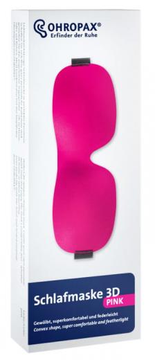Ein aktuelles Angebot für OHROPAX Schlafmaske 3D pink 1 St ohne Augen & Ohren - jetzt kaufen, Marke Ohropax GmbH.