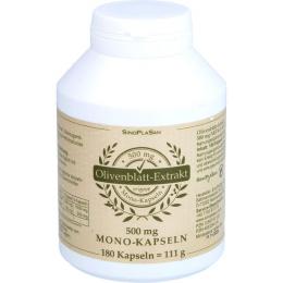 OLIVENBLATT-Extrakt 500 mg Mono-Kapseln 180 St.