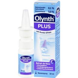 OLYNTH Plus 0,1%/5% für Erw.Nasenspray o.K. 10 ml