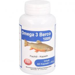 OMEGA-3 BERCO 1000 mg Kapseln 60 St.