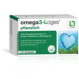 omega3-Loges® pflanzlich 120 St Kapseln
