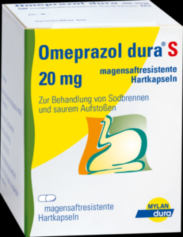 OMEPRAZOL dura S 20 mg magensaftresist.Hartkapseln 14 St