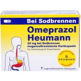 OMEPRAZOL Heumann 20 mg b.Sodbr.magensaftr.Hartk. 7 St.