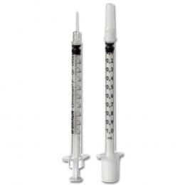 OMNICAN Insulinspr.1 ml U100 m.Kan.0,30x8 mm einz. 100 X 1 St Spritzen