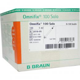 OMNIFIX Insulinspr.1 ml f.U100 100 St Spritzen