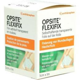 OPSITE Flexifix PU-Folie 5 cmx1 m unsteril Rolle 1 St