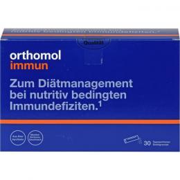 ORTHOMOL Immun Direktgranulat Himbeer/Menthol 30 St.