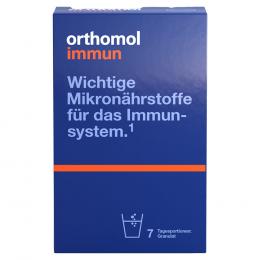 Ein aktuelles Angebot für ORTHOMOL Immun Granulat Beutel 7 St Granulat  - jetzt kaufen, Marke Orthomol Pharmazeutische Vertriebs GmbH.