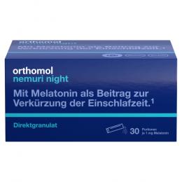 Ein aktuelles Angebot für ORTHOMOL nemuri night Direktgranulat 30 St Granulat  - jetzt kaufen, Marke Orthomol Pharmazeutische Vertriebs GmbH.
