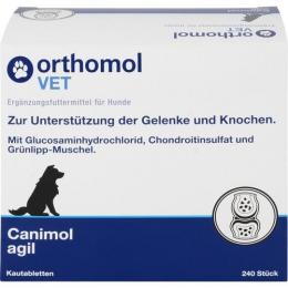 ORTHOMOL VET Canimol agil Kautabletten f.Hunde 240 St.