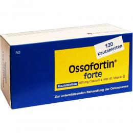 Ein aktuelles Angebot für Ossofortin forte 120 St Kautabletten Multivitamine & Mineralstoffe - jetzt kaufen, Marke Strathmann GmbH & Co. KG.