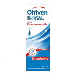 Ein aktuelles Angebot für OTRIVEN 0,1% Dosierspray ohne Konservierungsstoffe 10 ml Dosierspray Schnupfen - jetzt kaufen, Marke GlaxoSmithKline Consumer Healthcare GmbH & Co. KG - OTC Medicines.