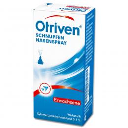 Ein aktuelles Angebot für OTRIVEN 0,1% Spray für Erwachsene und Schulkinder 10 ml Nasenspray Schnupfen - jetzt kaufen, Marke GlaxoSmithKline Consumer Healthcare GmbH & Co. KG - OTC Medicines.