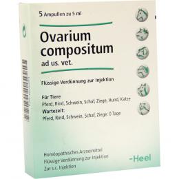 Ein aktuelles Angebot für OVARIUM COMPOSITUM ad us.vet.Ampullen 5 X 5 ml Ampullen Nahrungsergänzung für Tiere - jetzt kaufen, Marke Biologische Heilmittel Heel GmbH.