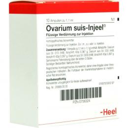 Ein aktuelles Angebot für OVARIUM SUIS Injeel Ampullen 10 St Ampullen Naturheilkunde & Homöopathie - jetzt kaufen, Marke Biologische Heilmittel Heel GmbH.
