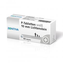 Ein aktuelles Angebot für P TABLETTEN weiss 10 mm 50 St Tabletten Nahrungsergänzungsmittel - jetzt kaufen, Marke Zentiva Pharma GmbH.