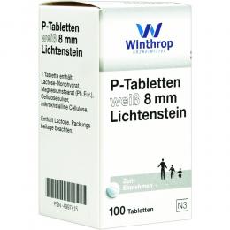 P TABLETTEN weiss 8 mm 100 St Tabletten
