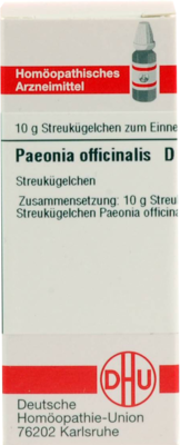 PAEONIA OFFICINALIS D 4 Globuli 10 g