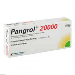 Ein aktuelles Angebot für PANGROL 20000 magensaftresistente Tabletten 50 St Tabletten magensaftresistent Verstopfung - jetzt kaufen, Marke Berlin-Chemie AG.