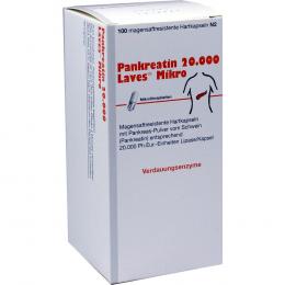 PANKREATIN 20000 LAVES MIKRO 100 St Kapseln magensaftresistent