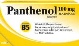 PANTHENOL 100MG Jenapharm 100 St Tabletten