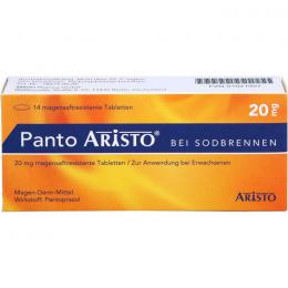 PANTO Aristo bei Sodbrennen 20 mg magensaftr.Tabl. 14 St.