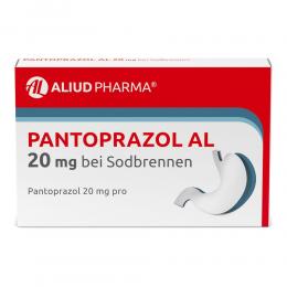 Pantoprazol AL 20mg bei Sodbrennen 7 St Tabletten magensaftresistent