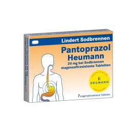 PANTOPRAZOL Heumann 20 mg b.Sodbrennen msr.Tabl. 7 St Tabletten magensaftresistent