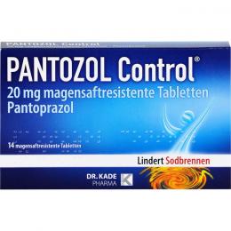 PANTOZOL Control 20 mg magensaftres.Tabletten 14 St.
