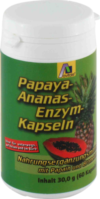PAPAYA ANANAS Enzym Kapseln 30 g
