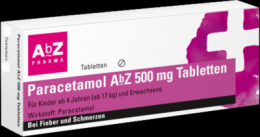 PARACETAMOL AbZ 500 mg Tabletten 20 St