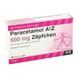 PARACETAMOL AbZ 500 mg Zpfchen 10 St