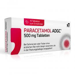 PARACETAMOL ADGC 500 mg Tabletten 10 St Tabletten
