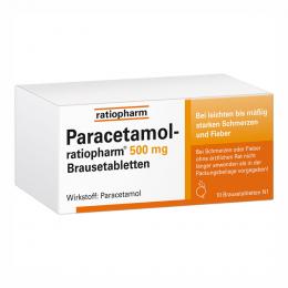 PARACETAMOL-ratiopharm 500 mg Brausetabletten 10 St Brausetabletten