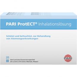 PARI ProtECT Inhalationslösung mit Ectoin Ampullen 60 X 2.5 ml Ampullen