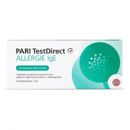 Ein aktuelles Angebot für PARI TestDirect ALLERGIE IgE Selbsttest Blut 1 St Test  - jetzt kaufen, Marke Pari GmbH.