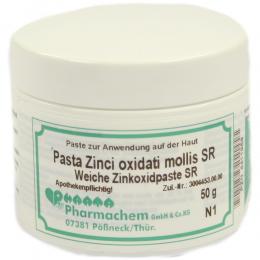 Pasta Zinci oxidati mollis SR bei Hautentzündungen 50 g Salbe