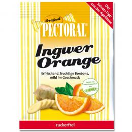 PECTORAL Ingwer Orange Bonbons zuckerfrei 60 g Bonbons