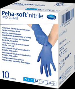 PEHA-SOFT nitrile fino Unt.Hands.unsteril pf L 10 St