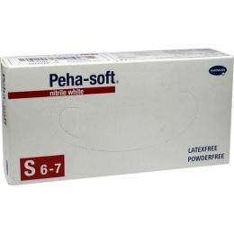 PEHA-SOFT nitrile white Unt.Hands.unsteril pf S 100 St.