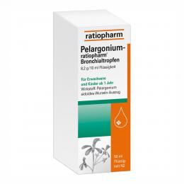 Pelargonium-ratiopharm Bronchialtropfen 50 ml Flüssigkeit