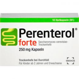 PERENTEROL forte 250 mg Kapseln 10 St.