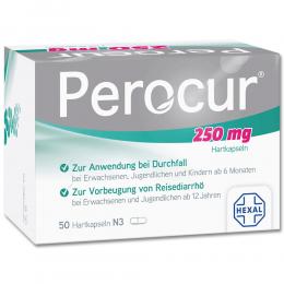 Ein aktuelles Angebot für PEROCUR 250 mg Hartkapseln 50 St Hartkapseln Durchfall - jetzt kaufen, Marke Hexal AG.