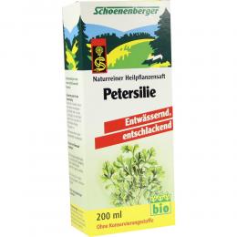PETERSILIE Schoenenberger Heilpflanzensäfte 200 ml Saft