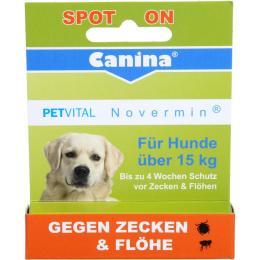 PETVITAL Novermin flüssig f.Hunde über 15 kg 4 ml
