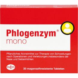 PHLOGENZYM mono magensaftresistente Tabletten 20 St.